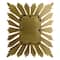 Hello Honey® 35.25" Gold Sunburst Rectangular Wall Mirror